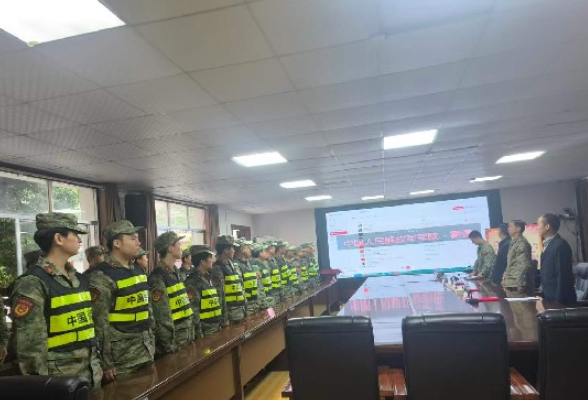 点验砺精兵 聚力担使命 ——龙潭河镇顺利完成2026年民兵应急排点验工作