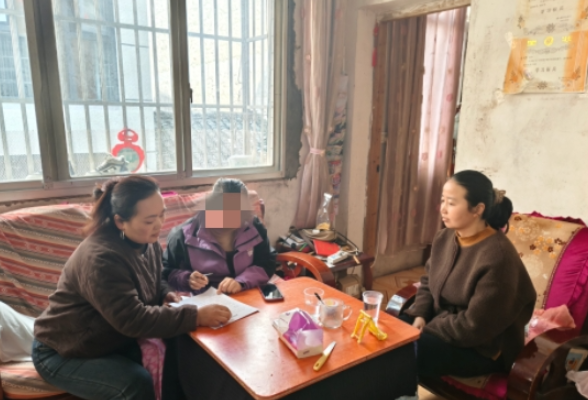 溪口镇开展“出手吧姐姐”爱心慰问回访活动