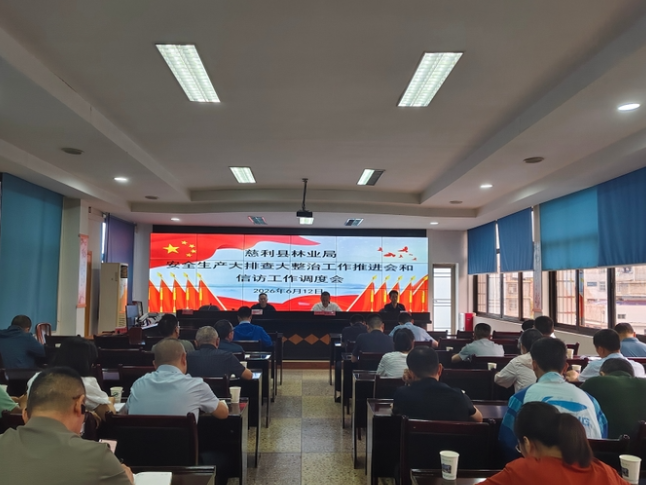 慈利县林业局召开安全生产大排查大整治推进会
