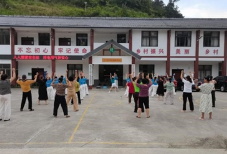 全民健身进大庄 健康赋能暖民心