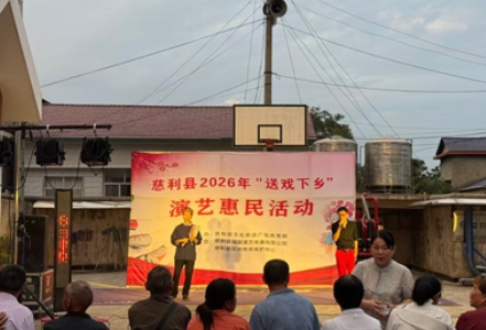 送戏下乡进岩桥 文化惠民暖人心