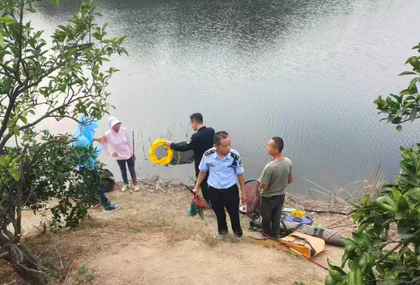 筑牢水源防护屏障 整治库区非法捕捞——苗市镇开展碗田水库非法捕捞专项整治行动