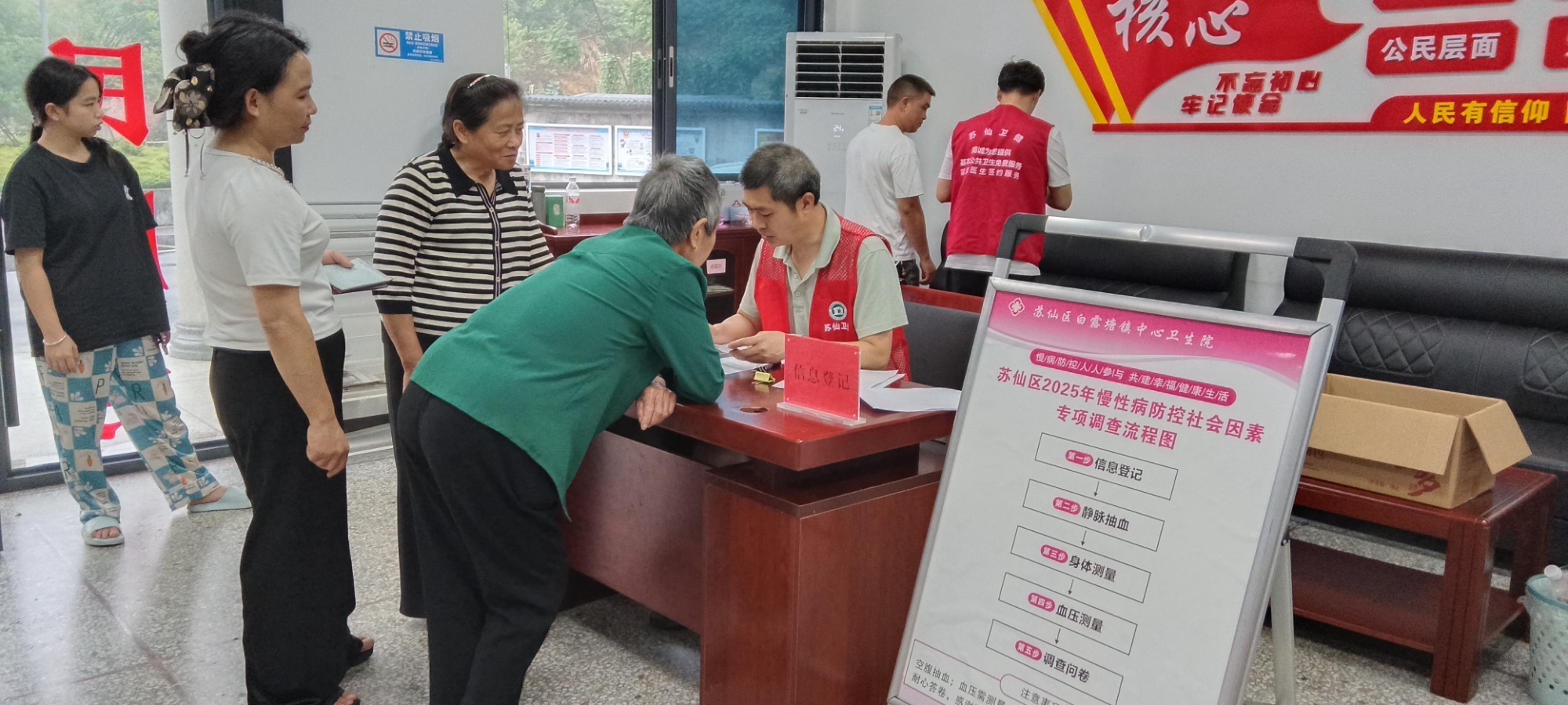 白露塘镇中心卫生院开展慢性病防控社会因素调查