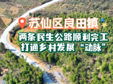 苏仙区良田镇：两条民生公路顺利完工 打通乡村发展 “动脉”