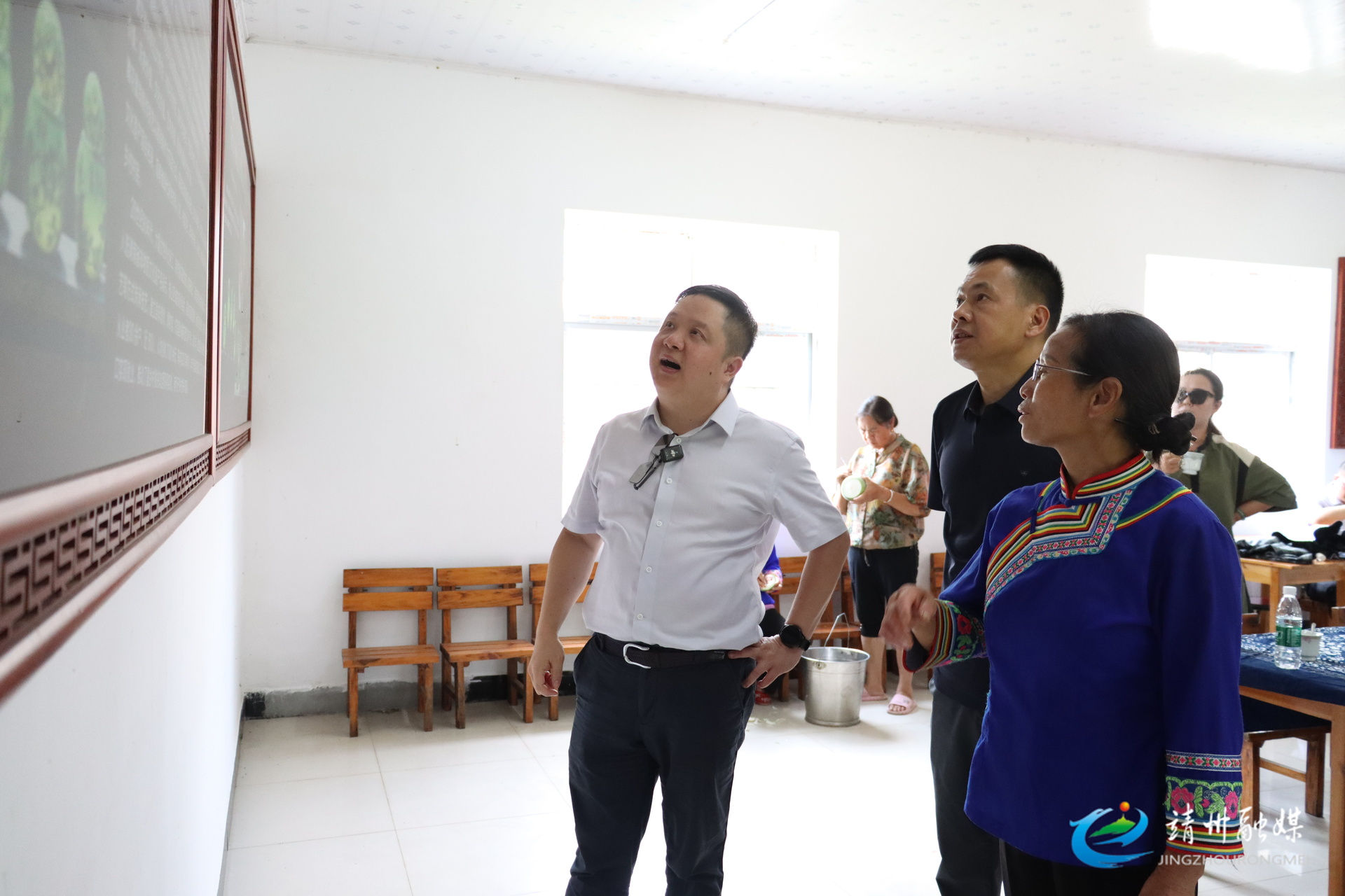 湖南省名优特产商贸协会来靖考察特色产业