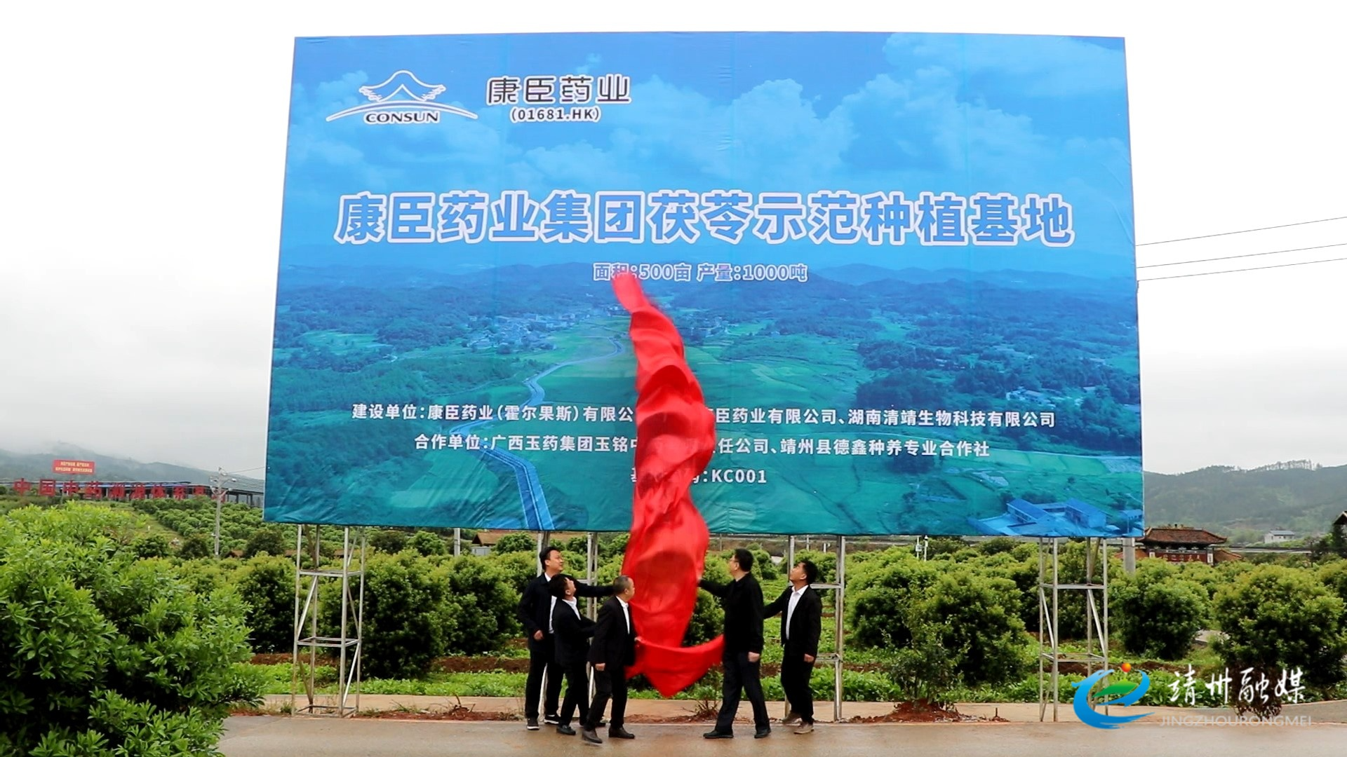 【开局八好】康臣药业集团500亩茯苓示范种植基地揭牌 政企携手赋能茯苓产业高质量发展