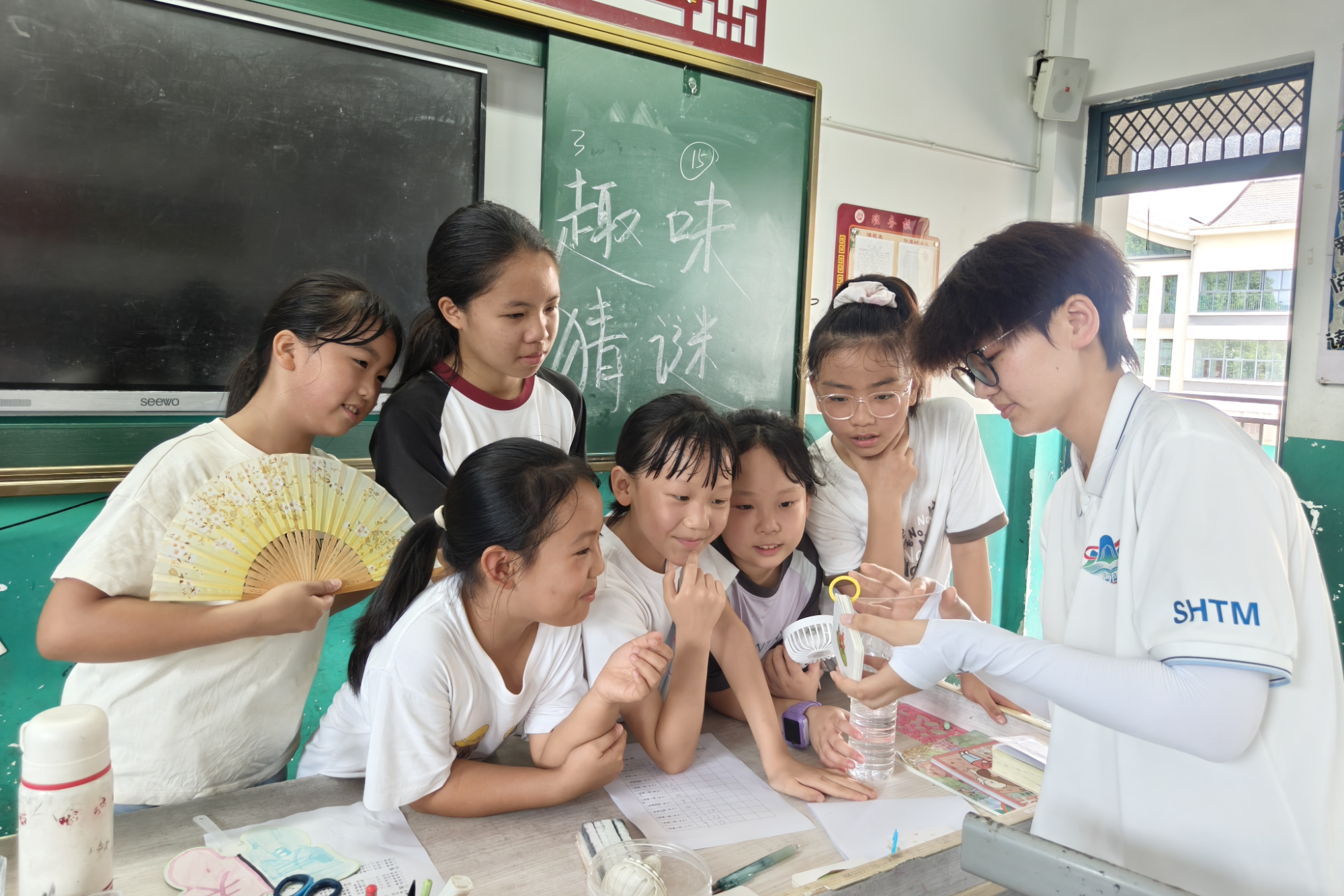 湖南师范大学实践团走进渠阳镇芙蓉学校开展趣味益智游园会