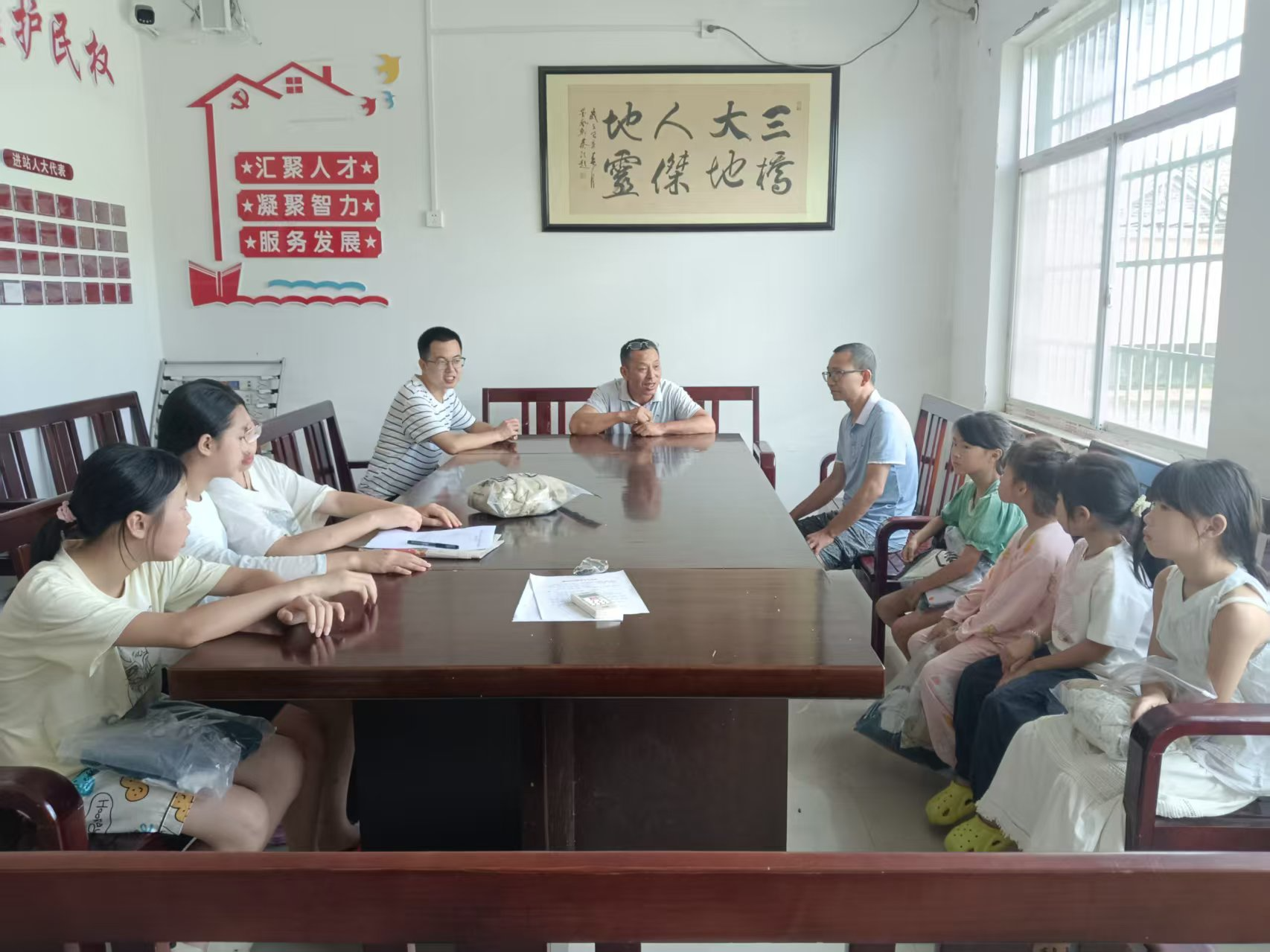 藕团乡三桥村：依托党群服务中心 筑牢暑期防溺水安全防线