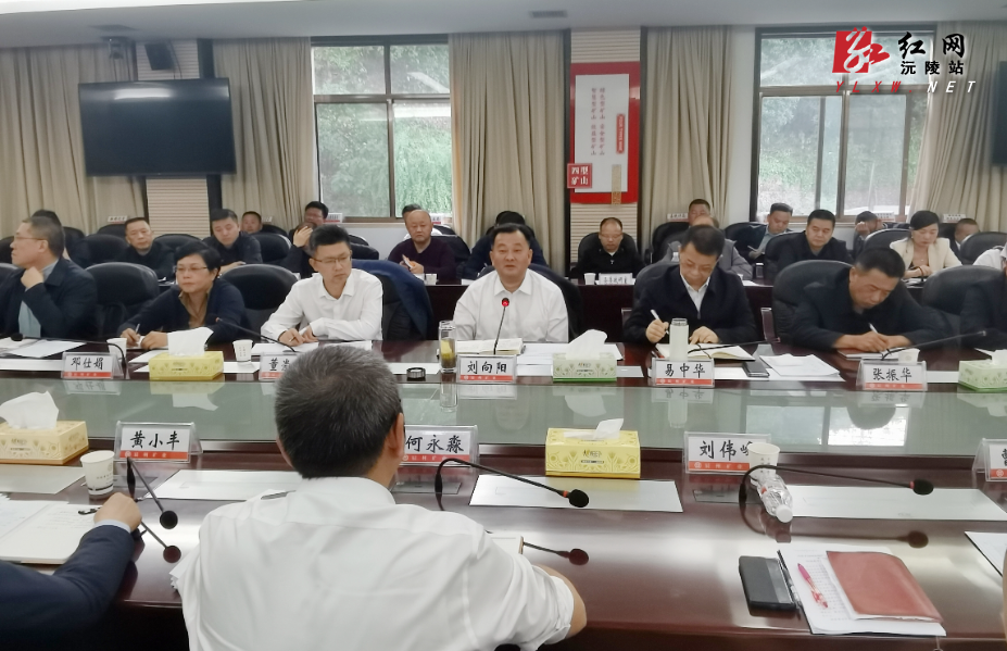 县委常委会2024年第28次会议暨辰州矿业专题会召开