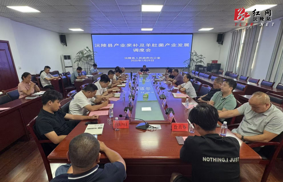 沅陵县召开产业奖补及羊肚菌产业发展调度会