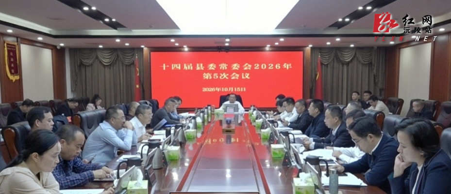 刘向阳主持召开第十四届县委常委会2026年第5次会议