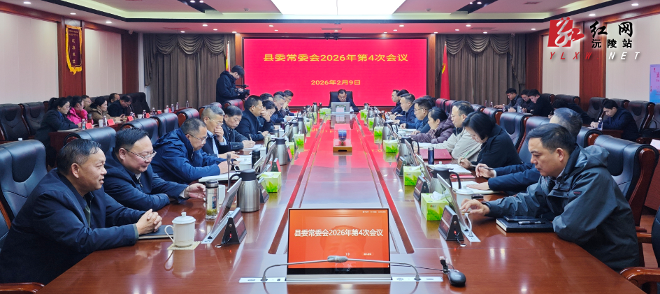 刘向阳主持召开十三届县委2026年第4次县委常委会