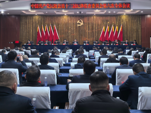 沅陵县第十三届纪委第六次全体会议召开