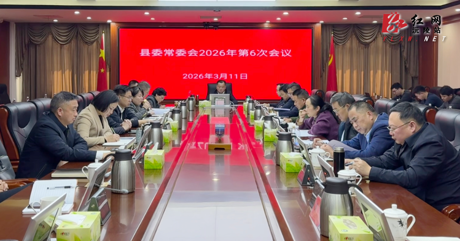 刘向阳主持召开县委常委会2026年第六次会议