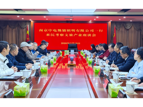 南京中电熊猫照明有限公司来沅考察文旅产业 深化合作共谋发展新篇章