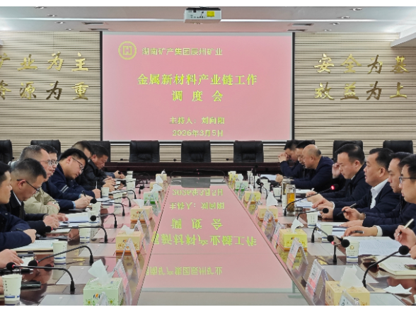 刘向阳主持召开金属新材料产业链工作调度会 聚力延链强链扩区 推动产业高质量发展
