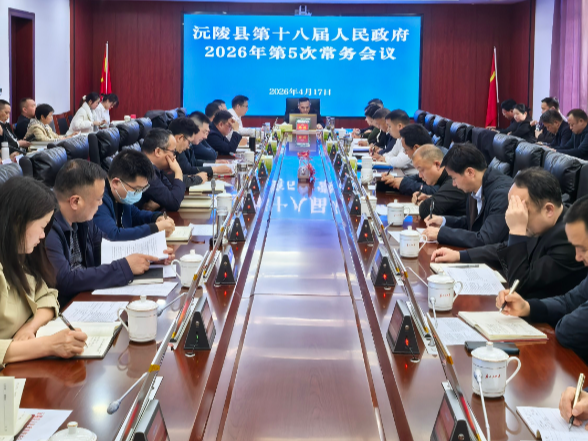 陈星主持召开第十八届人民政府2026年第5次常务会议 