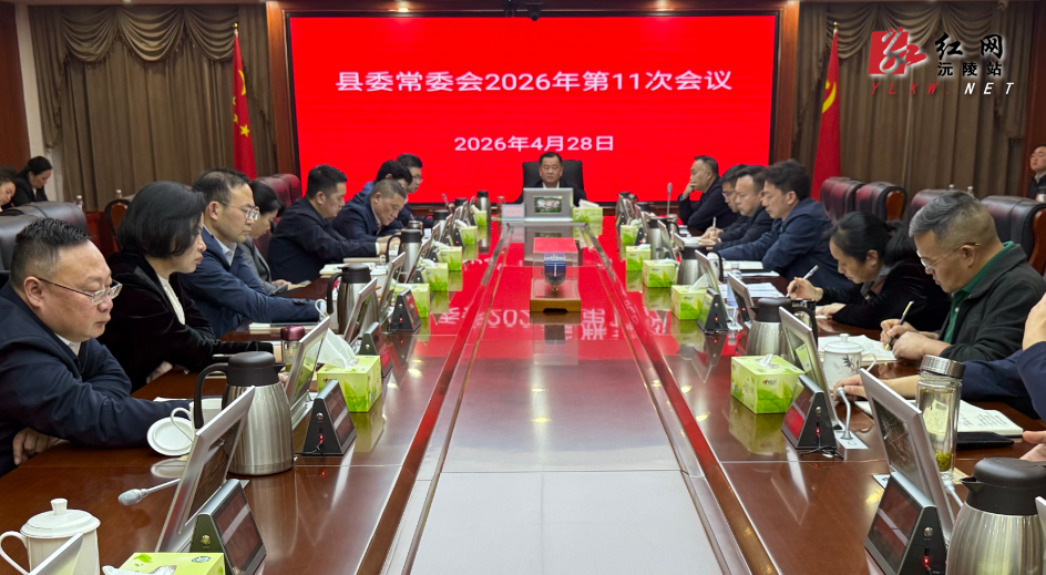 刘向阳主持召开县委常委会2026年第11次会议