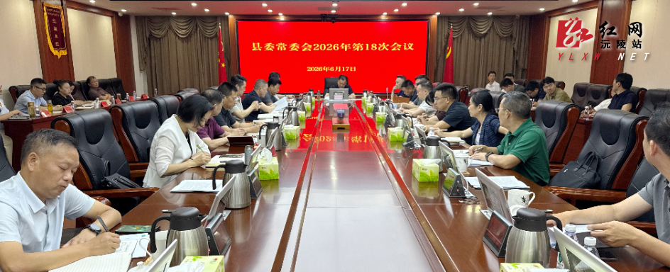 刘向阳主持召开县委常委会2026年第18次会议