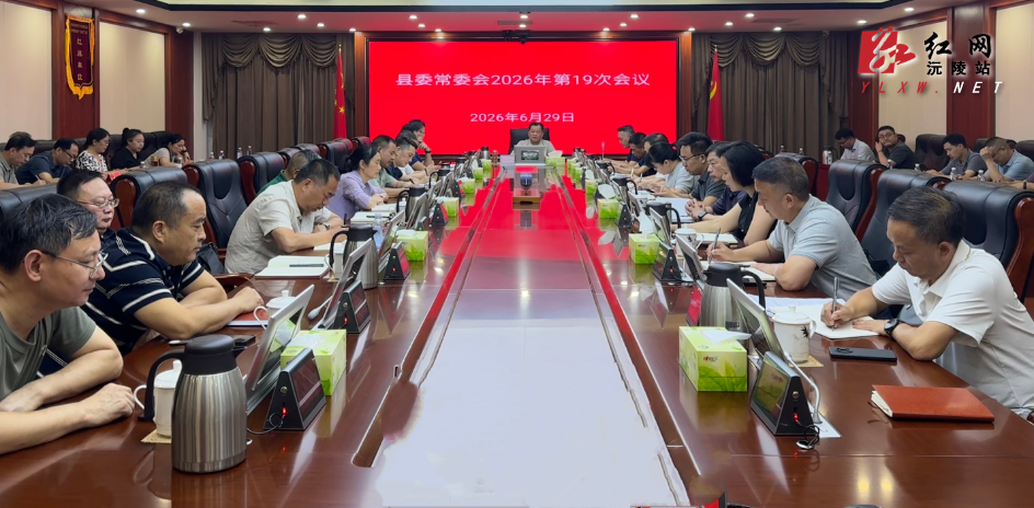 刘向阳主持召开县委常委会2026年第19次会议