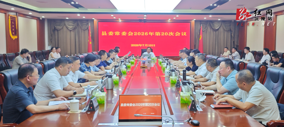 刘向阳主持召开县委常委会2026年第20次会议
