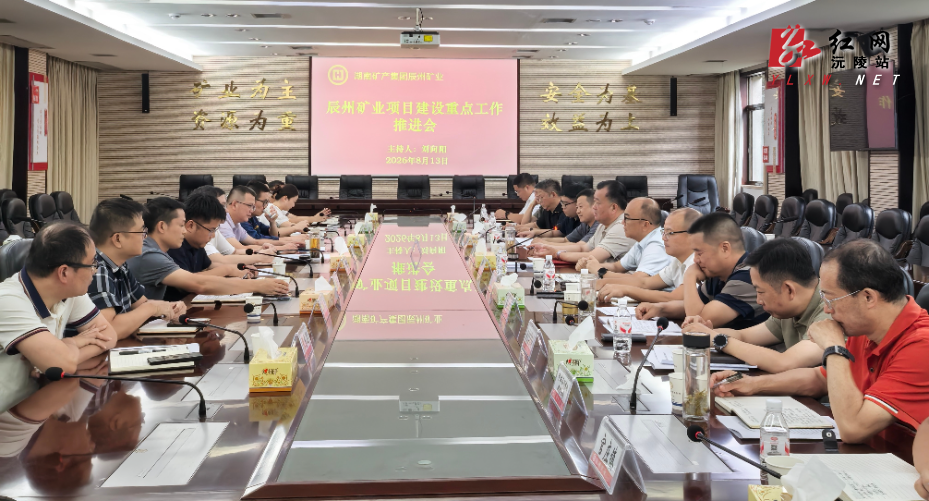 刘向阳主持召开辰州矿业重点工作推进会 聚焦项目攻坚 夯实产业发展根基