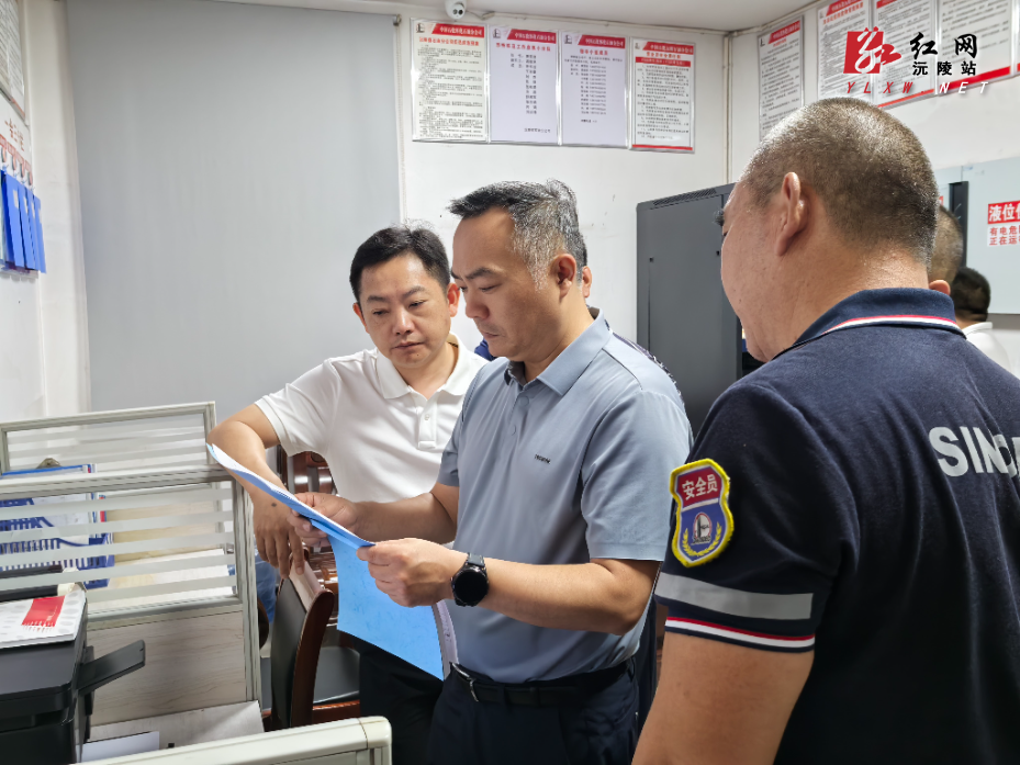 陈星调研沅陵镇安全生产和社会维稳工作