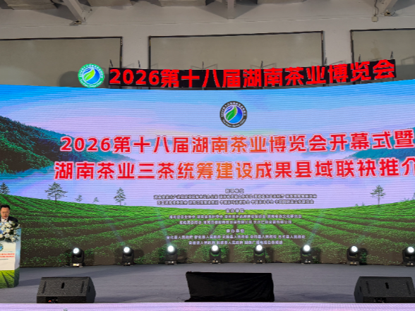 千年贡茶遇见新潮饮： 碣滩茶“一叶两喝”创新模式亮相2026湖南茶博会