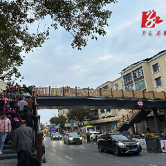 沅陵城区：溪子口人行天桥竣工通行