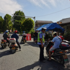 筲箕湾镇：做龙舟大赛“安全哨兵”  护航道路交通安全