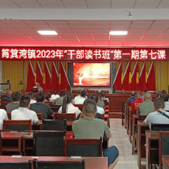 【清廉沅陵】筲箕湾镇：廉政党课以案为鉴   筑牢廉洁自律防线