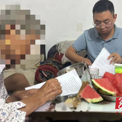 沅陵法院：法官上门送达 司法服务暖心