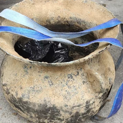 汉代青铜釜出土 沅陵县文物部门举行文物捐赠表彰仪式