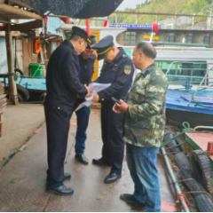 沅陵交通部门开展农村渡运船舶安全隐患排查