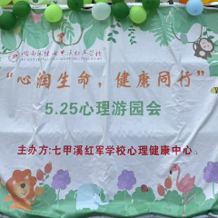 沅陵县七甲溪红军学校举办首届“5·25”心理游园会