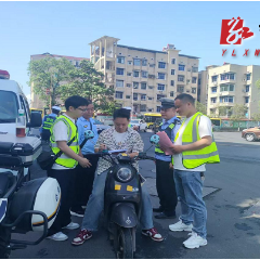 沅陵县沅陵镇开展道路交通安全联合执法行动