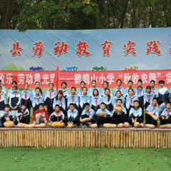 鹤鸣山小学“秋收农趣·摘南瓜”劳动实践活动顺利开展