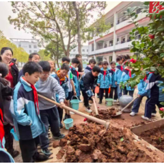 种下绿色梦想 共建文明校园：凤鸣学校开展2026年植树节系列活动