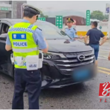 沅陵：交通交警联合行动  查扣一辆涉嫌非法营运车辆
