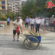 沅陵县沅陵镇望圣坡社区:开展专项消防演练暨便民服务活动