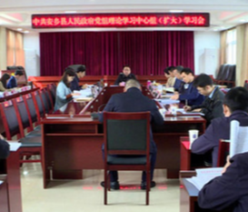 2020年安乡县人民政府党组理论学习中心组（扩大）第十次集中学习举行