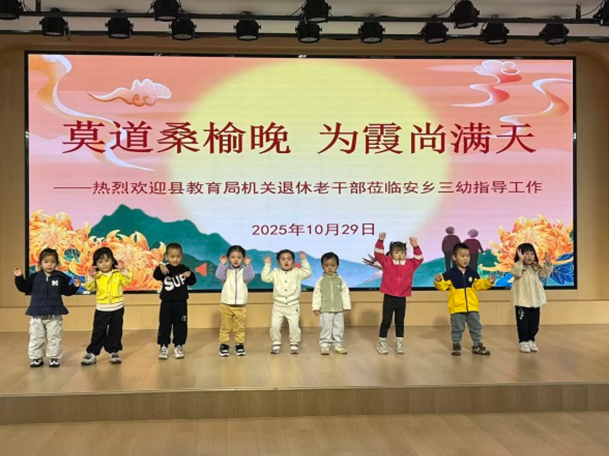 安乡县第三中心幼儿园举办“莫道桑榆晚 为霞尚满天”重阳节主题活动