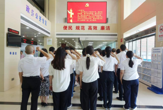 安乡县数据局：重温入党誓词 践行初心使命