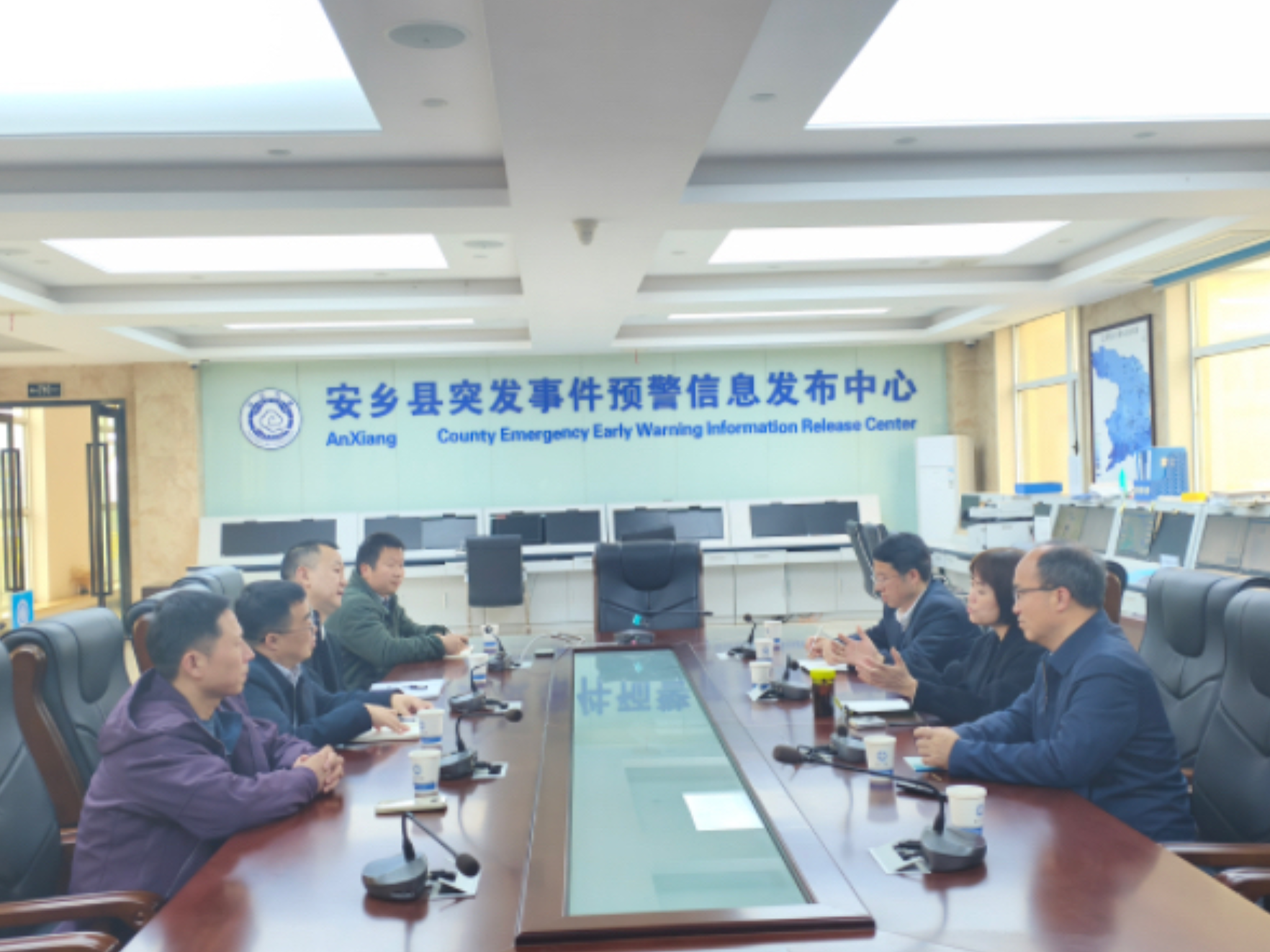 湖南省气象局赴安乡督导检查汛期气象服务工作