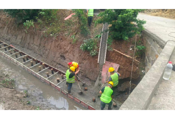 活水润安乡 松滋河片区水环境综合治理 项目复工建设