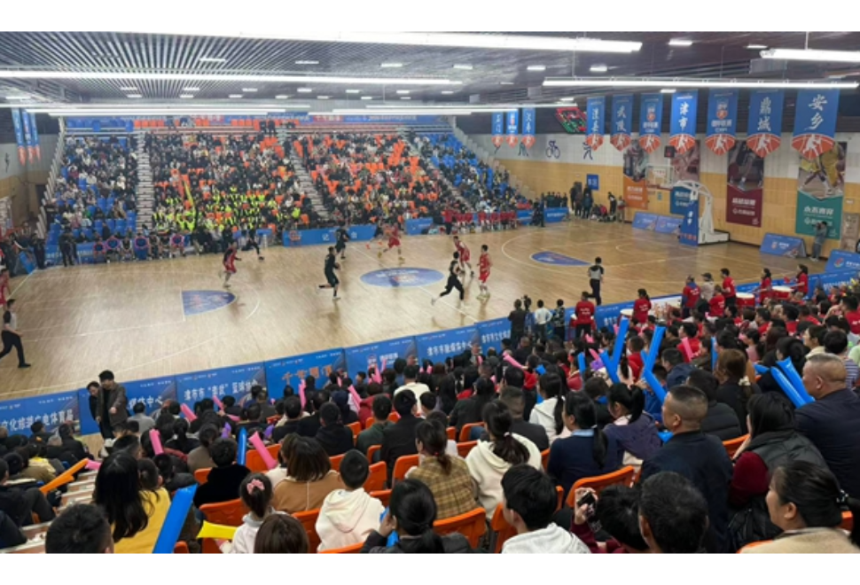 常德甲级篮球联赛安乡客场激战津市