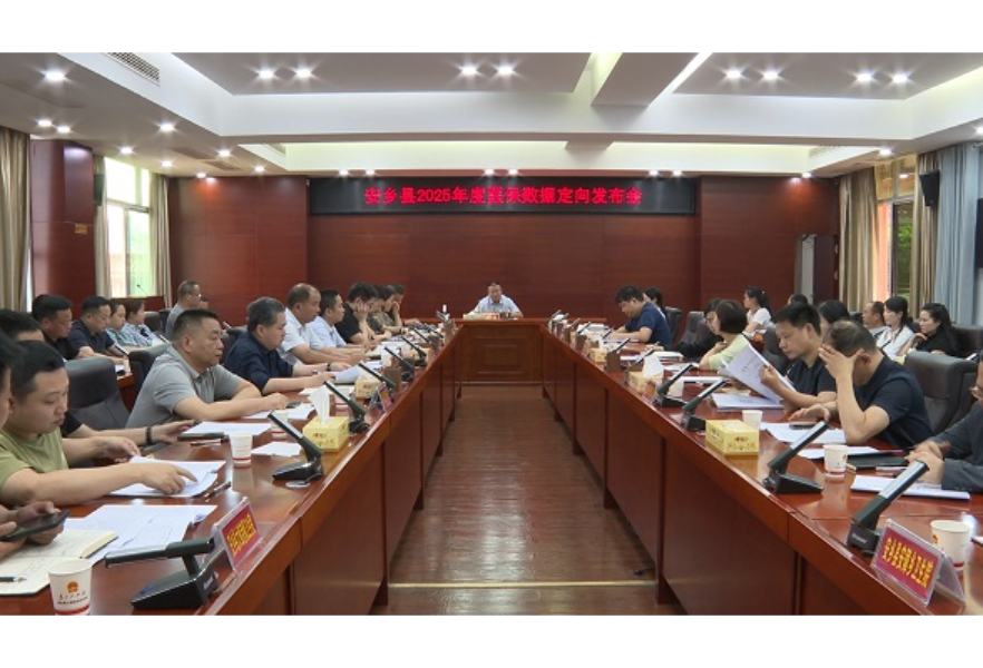 安乡县召开2025年度医保数据定向发布会 