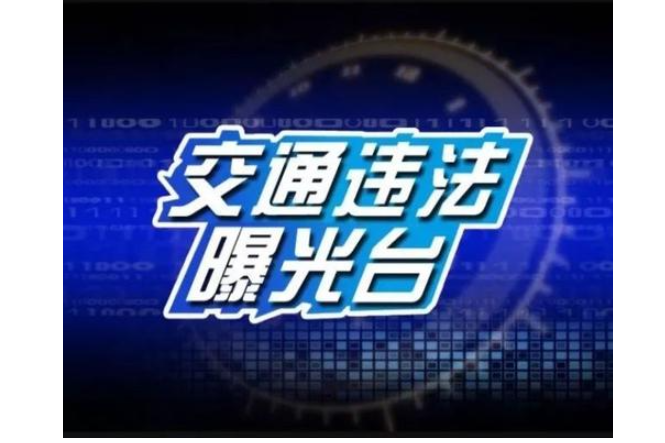 新晃交警8月“五大曝光行动”