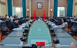 符家盛主持召开七十周年县庆筹备工作调度会