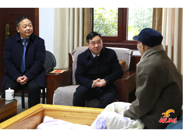 符家盛走访慰问离退休老干部